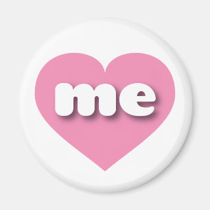 Maine pink heart - I love me Magnet