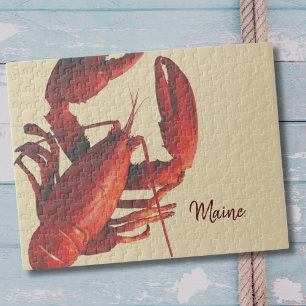 Maine Red Lobster Personalised Puzzle