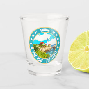 Maine shot glass