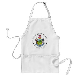 Maine sign standard apron
