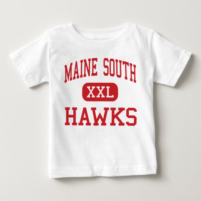 Maine South - Hawks - High - Park Ridge Illinois Baby T-Shirt (Front)