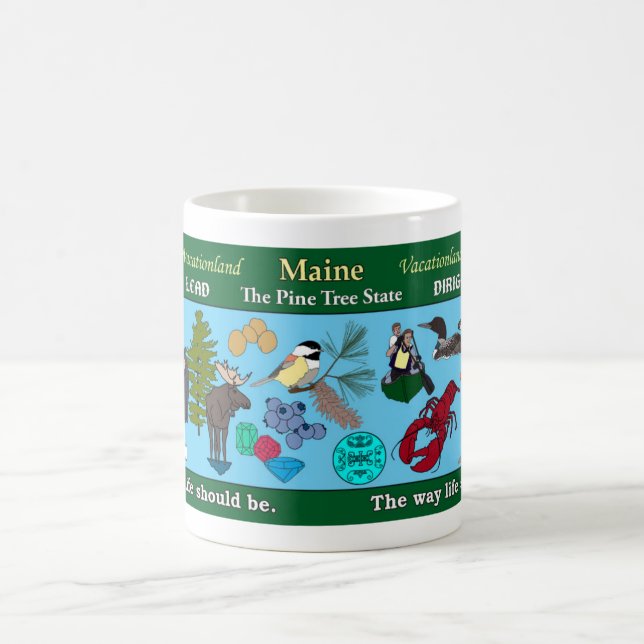 Maine State Commemorative Mug (Center)