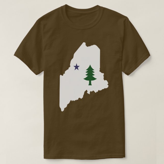 Maine State T-Shirt (Design Front)