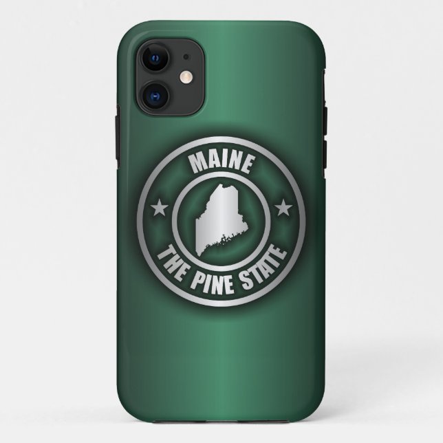 "Maine Steel 2" iPhone 5 Cases (Back)
