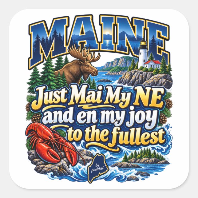 Maine sticker (Front)