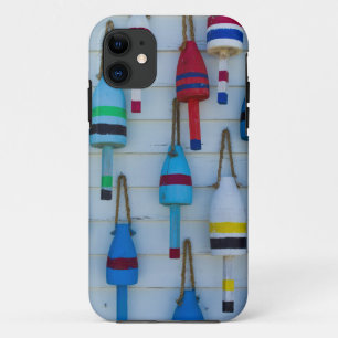 Maine, Stonington, decorative lobster buoys Case-Mate iPhone Case