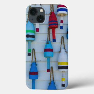 Maine, Stonington, decorative lobster buoys iPhone 13 Case