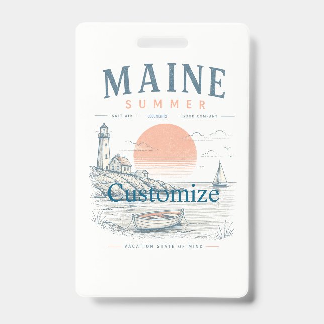 Maine  Summer Fun Thunder_Cove ID Badge (Front)