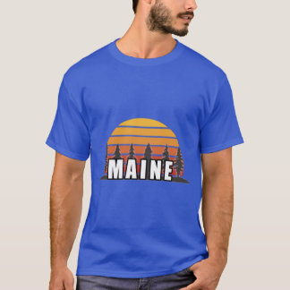 Maine Sunset Vacationland T-Shirt