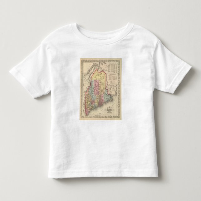 Maine Toddler T-Shirt (Front)