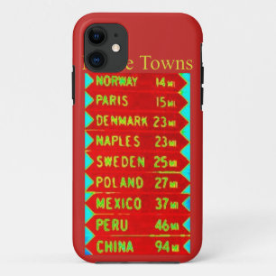 Maine Towns Sign Thunder_Cove Case-Mate iPhone Case