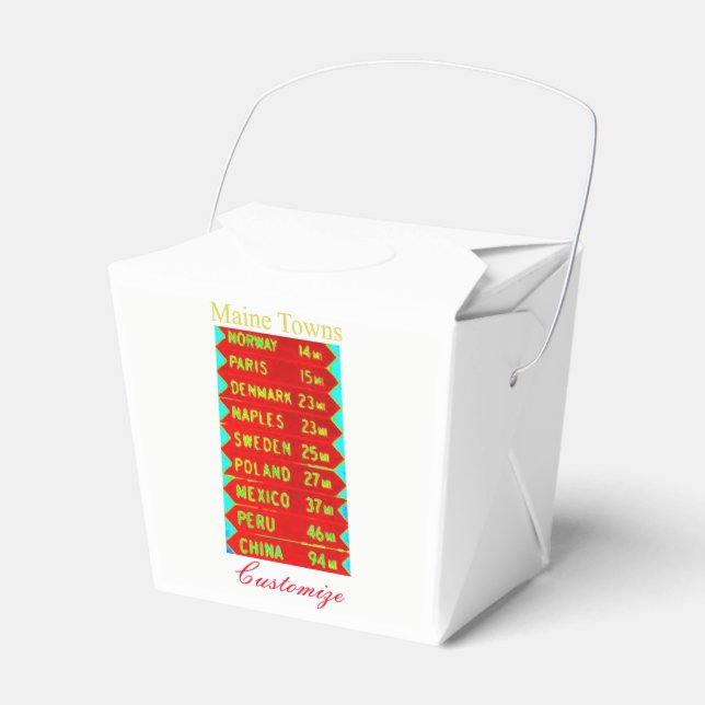 Maine Towns Sign Thunder_Cove Favour Box (Front Side)