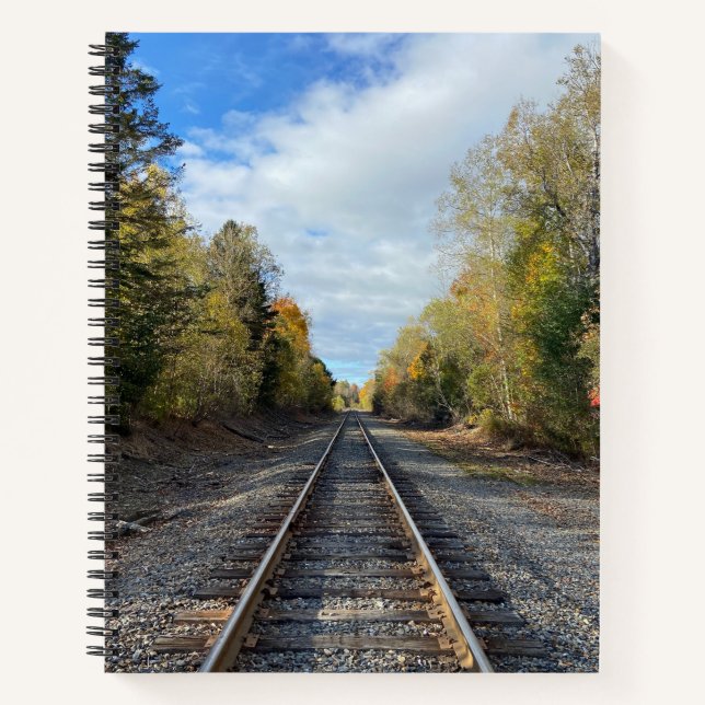 Maine Train Tracks Journal (Front)