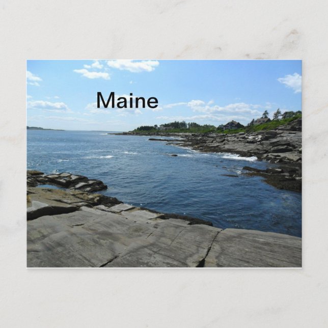 Maine Two Lights Postcard (Front)