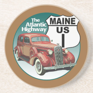 Maine US Route 1 - The Atlantic Highway Coaster