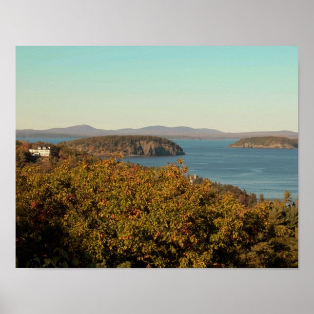 Maine Waterscape Poster (Front)