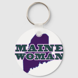 Maine Woman Key Ring