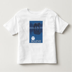 MaineBear in the Moonlight Toddler T-Shirt