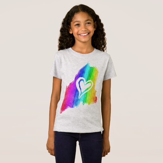 Mainebow <3 T-Shirt (Front Full)