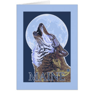 MaineHowling Wolf