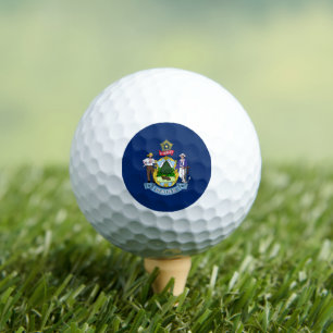 Mainer Flag, Flag of Maine Golf Balls