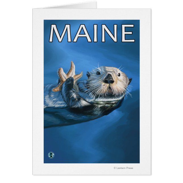 MaineSea Otter Scene (Front)