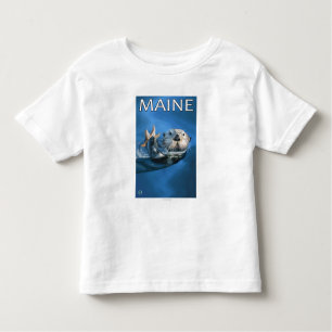 MaineSea Otter Scene Toddler T-Shirt