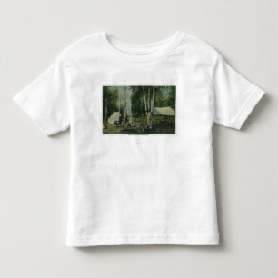 MaineView of a Campground in the Maine Woods Toddler T-Shirt