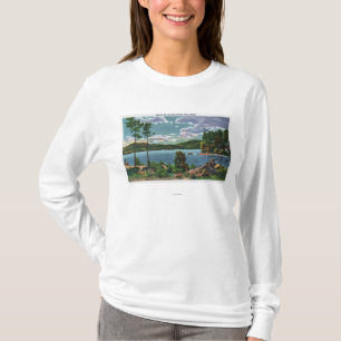 MaineView of Squaw Mountain and Moosehead Lake T-Shirt