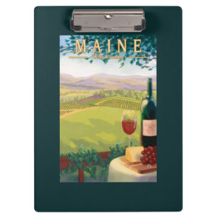 MaineWine Country Scene Clipboard