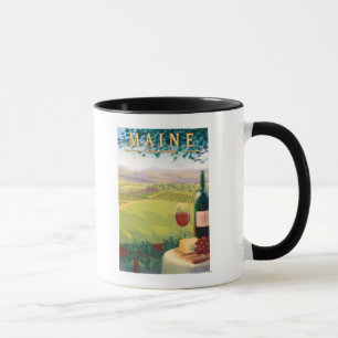 MaineWine Country Scene Mug