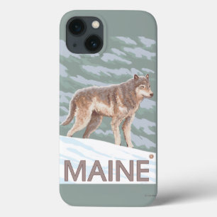 MaineWolf Scene iPhone 13 Case