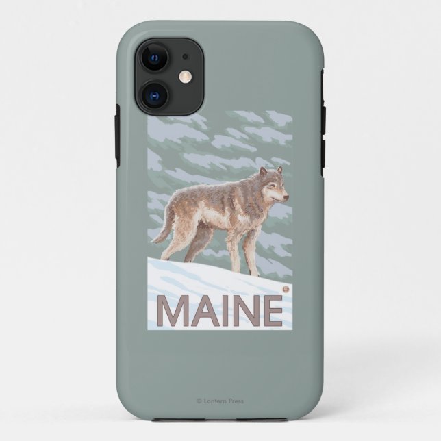 MaineWolf Scene Case-Mate iPhone Case (Back)