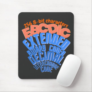 Mainframe Coded Character Set EBCDIC Mouse Pad