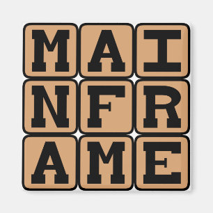 Mainframe, Large Computer Magnet