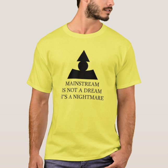 Mainstream Nightmare T-Shirt (Front)