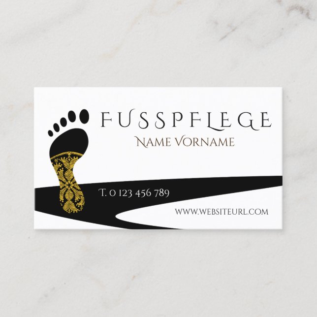 maintenance business card (Front)