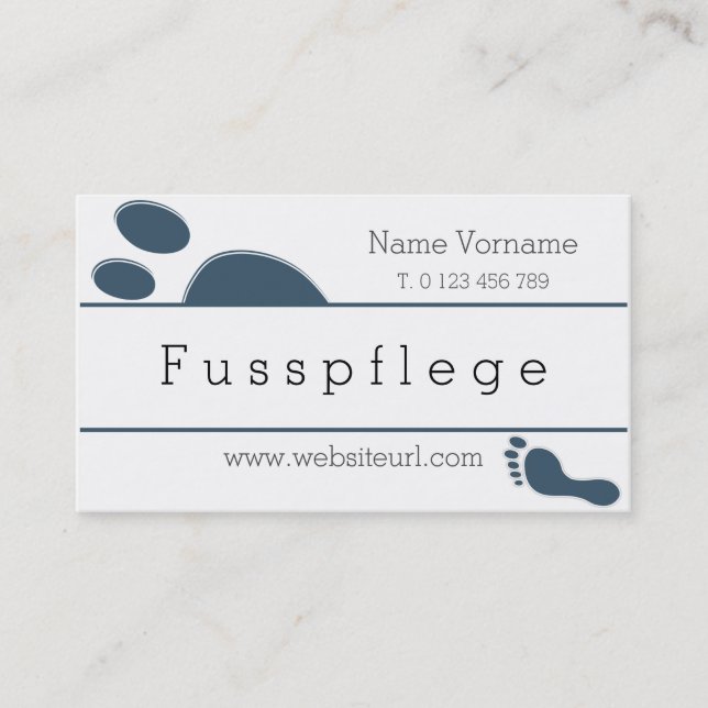 maintenance business card (Front)