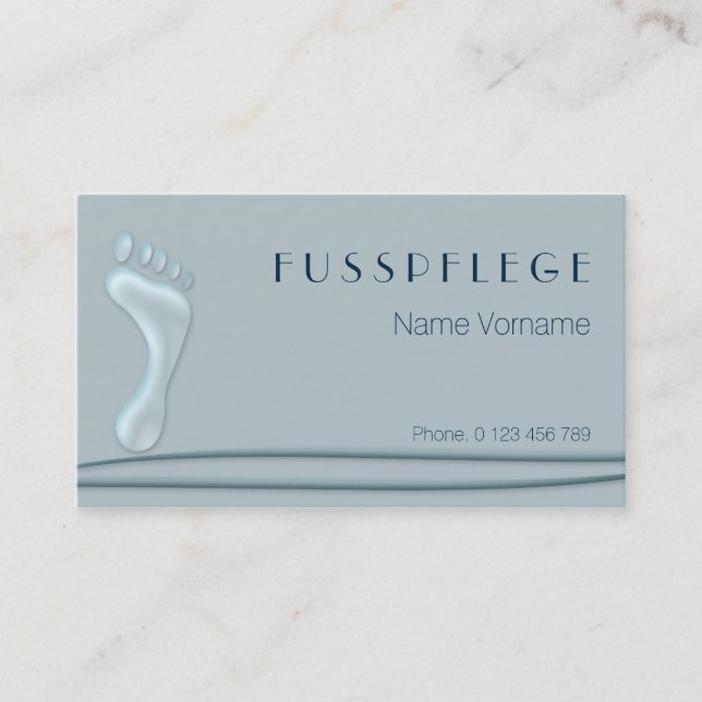 maintenance business card (Front)
