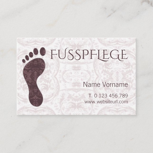 maintenance business card (Front)