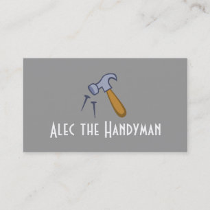 Maintenance, Construction, Handyman Business Card