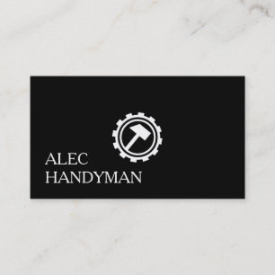 Maintenance, Construction, Handyman Business Card