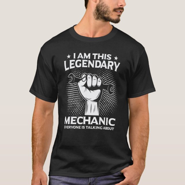 Maintenance Man  Saying  Mechanic T-Shirt (Front)