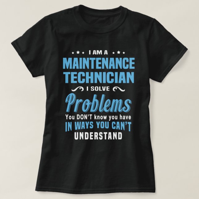 Maintenance Technician T-Shirt (Design Front)
