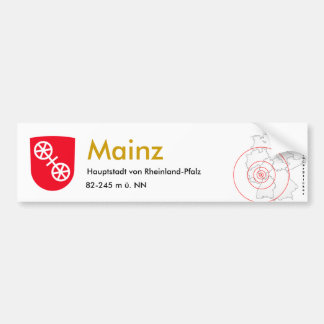 Mainz 1 bumper sticker