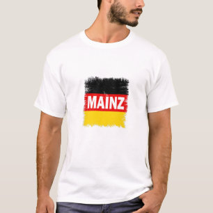 Mainz - Germany With German Flag T-Shirt