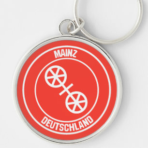 Mainz Round Emblem Key Ring