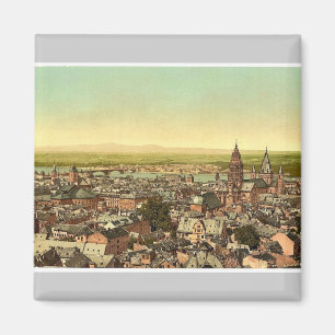 Mainz, towards the Rhine, the Rhine, Germany magni Magnet
