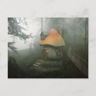 Maison champignon postcard