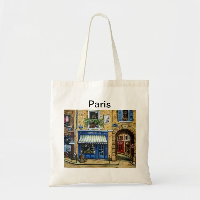 Maison De Vin Tote Bag (Front)